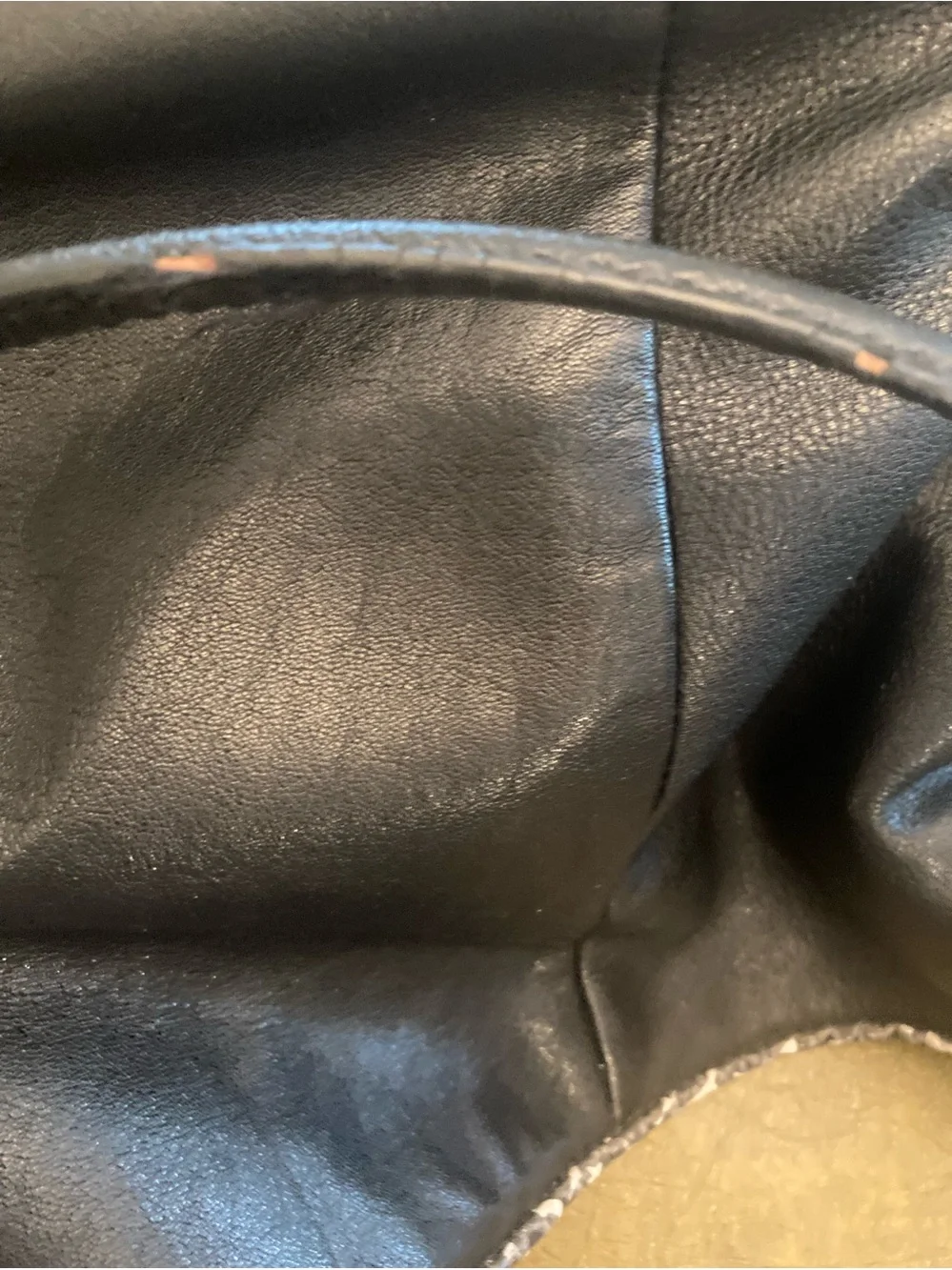 Coach Black Satchel with Piton Trim